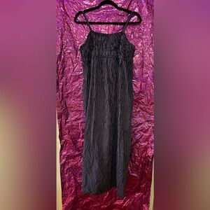 a new day grey & navy blue Striped Maxi Skirt